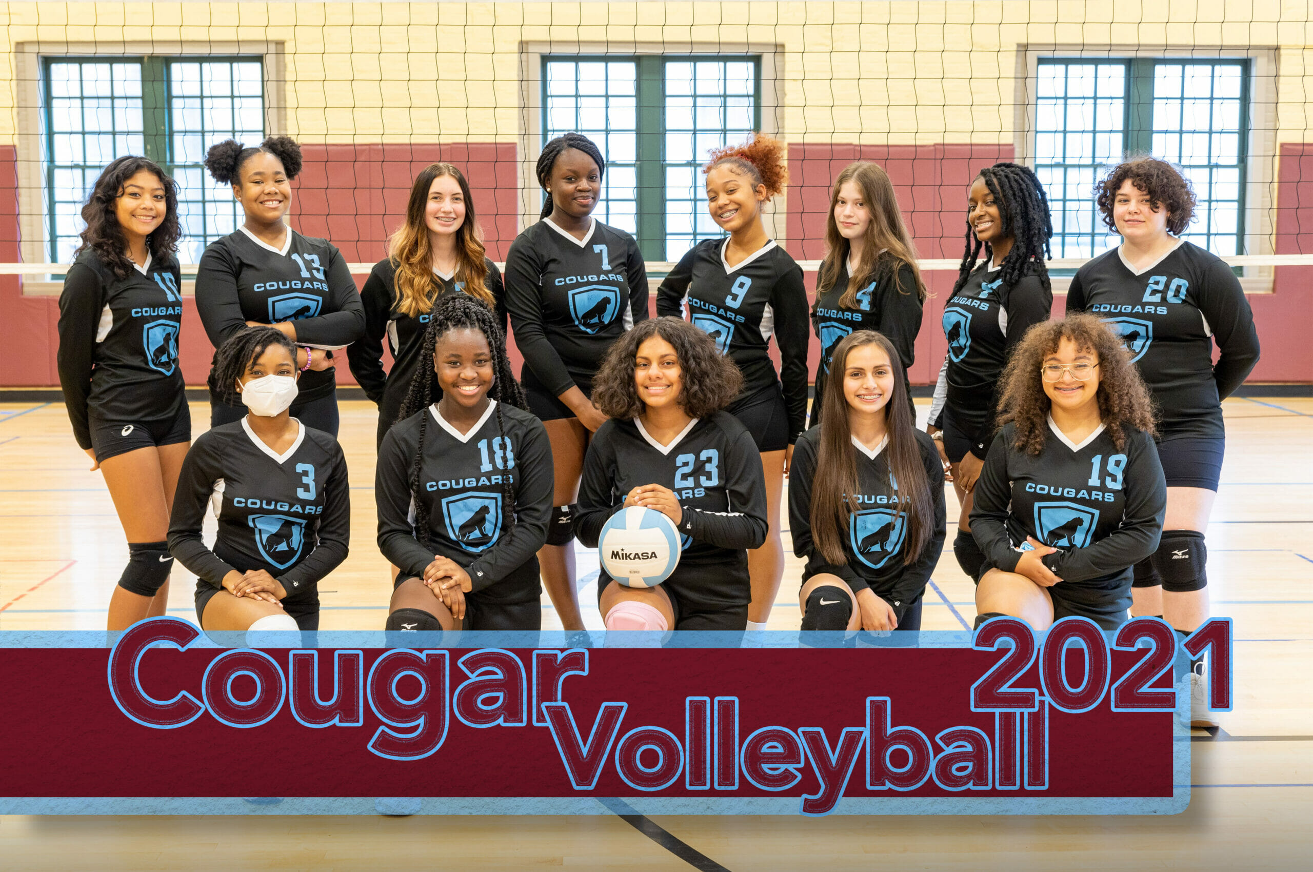 JV Volleyball 2021 team